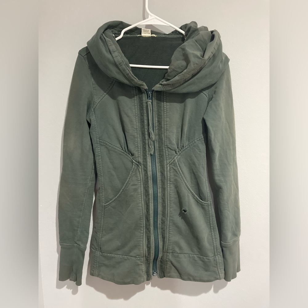 PRAIRIE UNDERGROUND SHORT CLOAK ZIP UP HOODIE